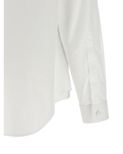 Tom Ford White Plastron Shirt