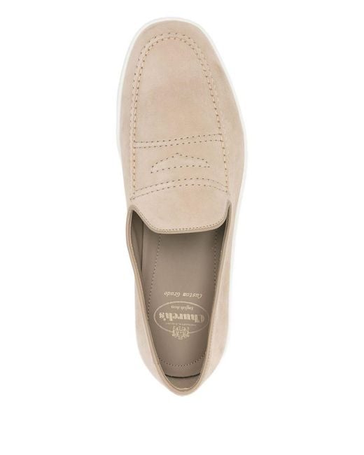 Church's Natural Peebles Suede Moccasin for men
