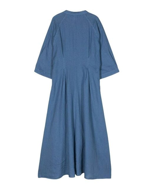 Aspesi Blue Linen Dress