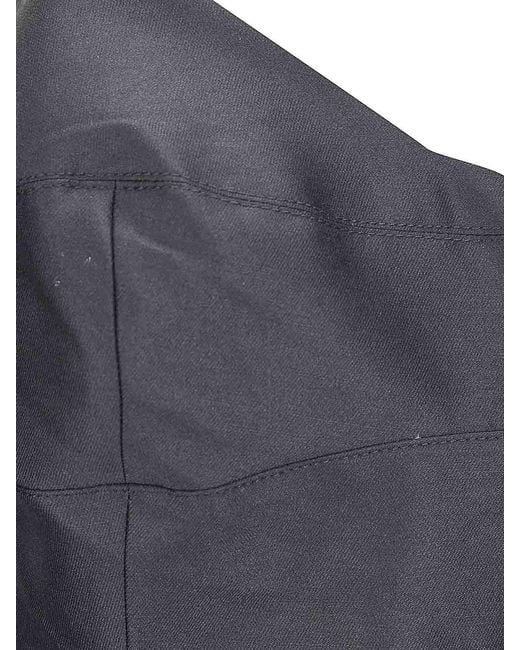 Rohe Blue Bustier Peplum Top