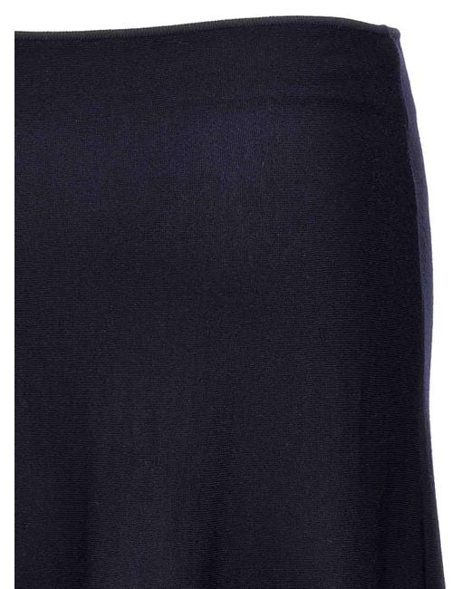 Khaite Blue Midi Skirts