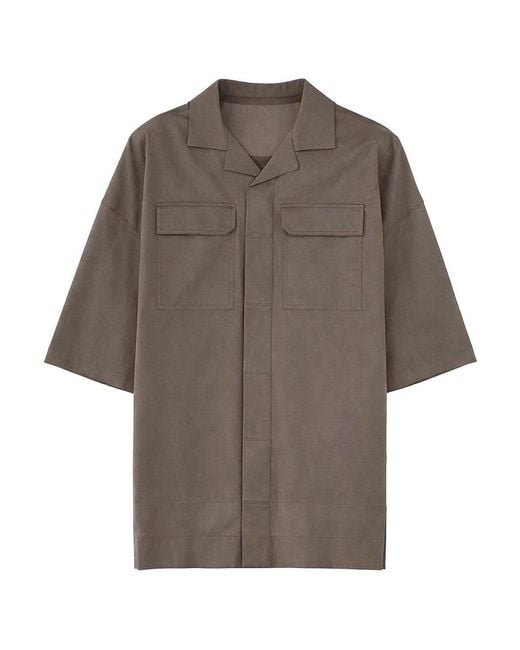 Rick Owens Gray Magnum Tommy Shirt for men