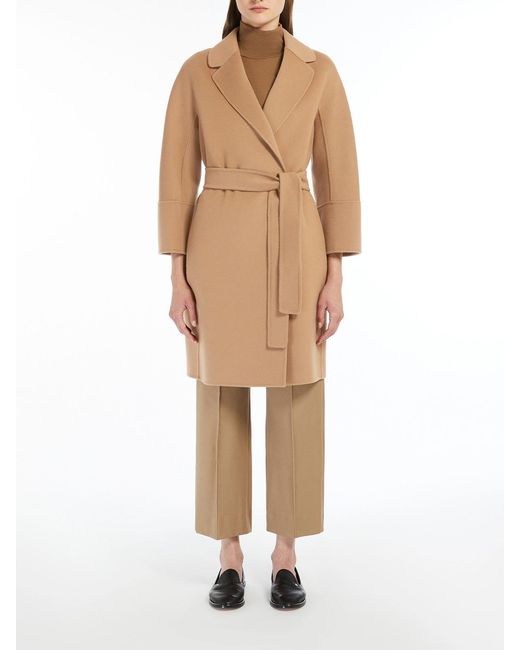 Max Mara Natural Double Wool Short Coat