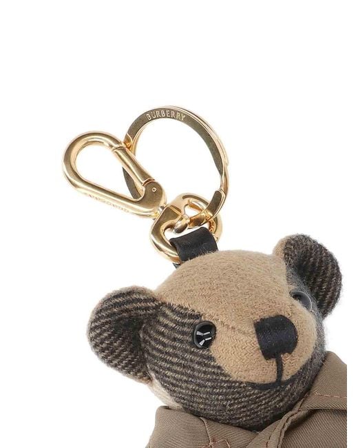 Burberry Metallic Bear Keychain Charm