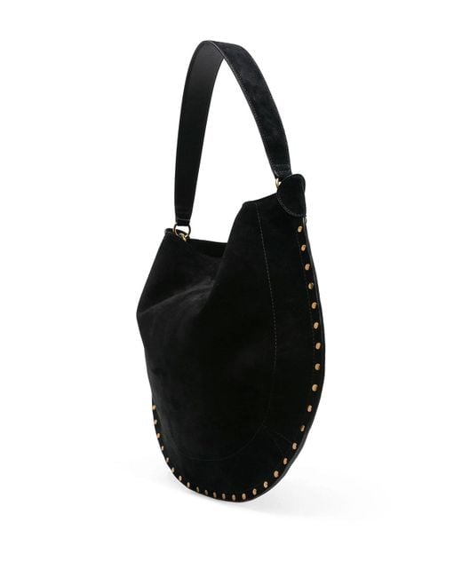 Isabel Marant Black Oskan Hobo Soft Bag