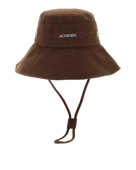 Jacquemus Brown Le Bob De-Nmes Bucket Hat