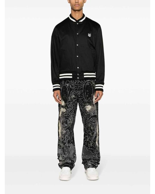 Maison kitsune bomber jacket hot sale