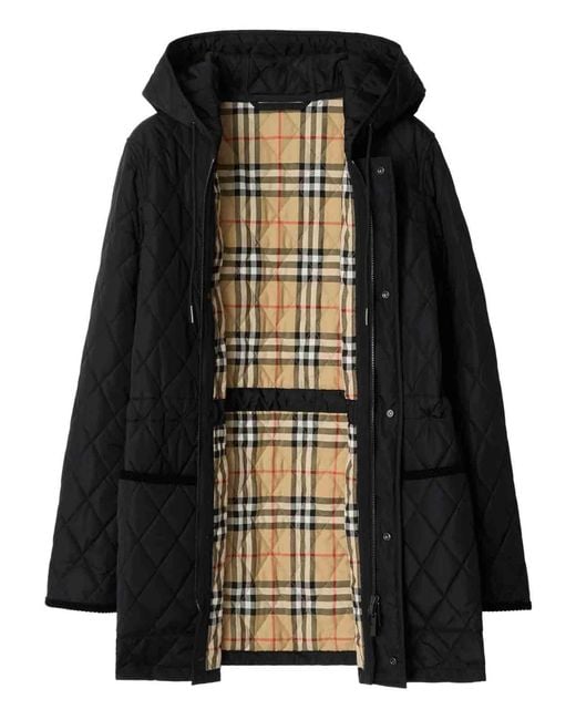 Burberry Black Quilted Down Jacket