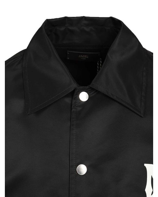 Amiri Black Printed Shirt Jacket for men