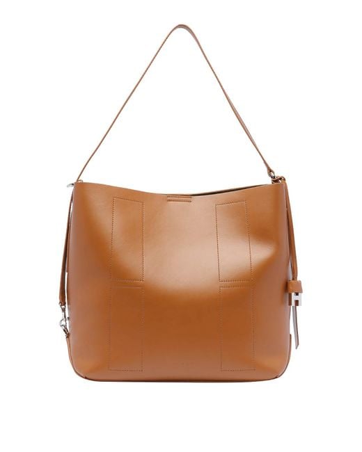 Hogan Brown Medium Hocket Hobo Bag