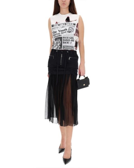 Dolce & Gabbana White Top With Print