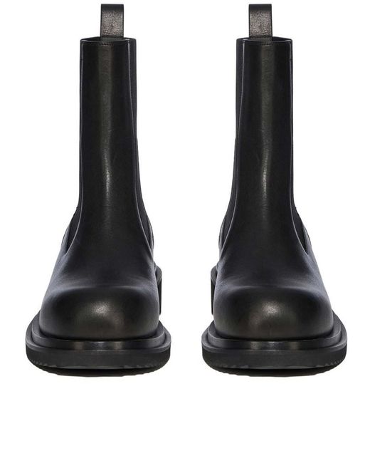 Rick Owens Black Matte Beatle Gabe Boots