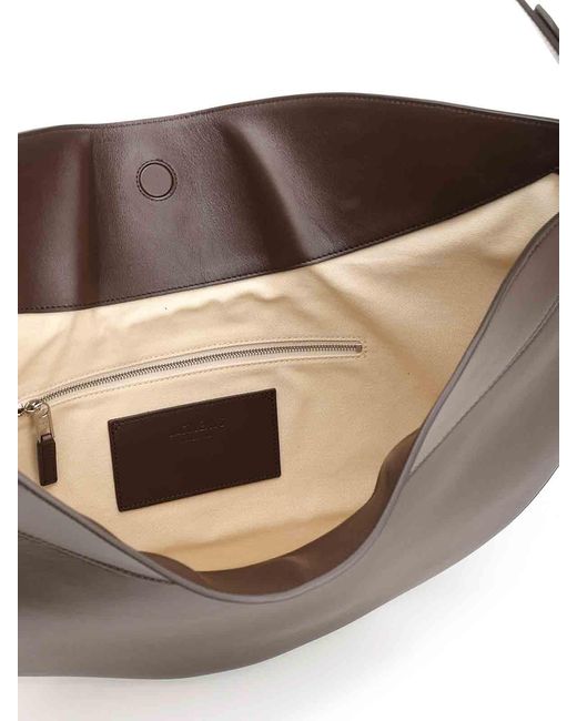 Jacquemus Brown Large "Ovalo" Hobo Bag