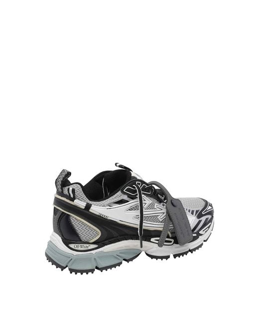 Off-White c/o Virgil Abloh Gray And Ow Be Right Back Sneakers