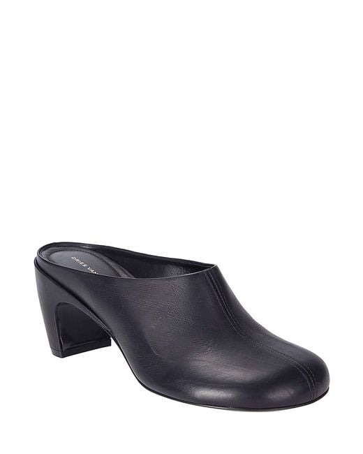 Dries Van Noten Black Mules