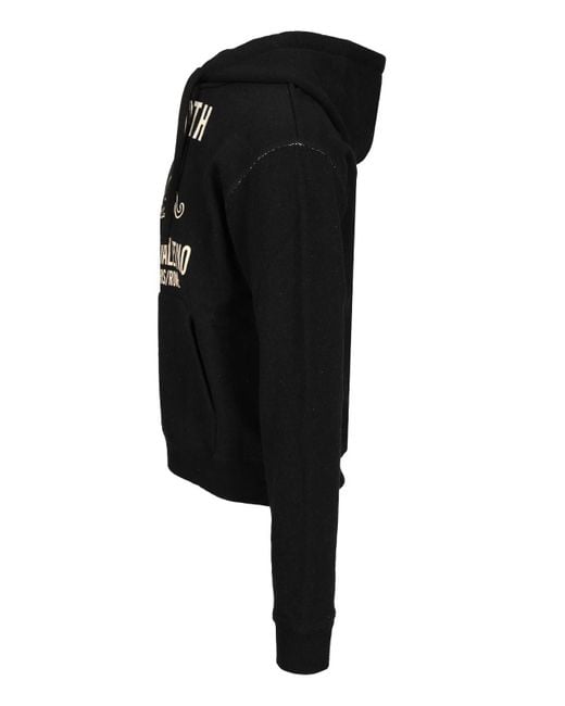 Valentino Garavani Black Chez Cotton Jersey Sweatshirt for men
