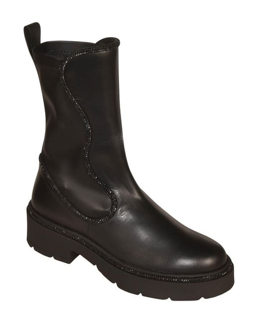 Rene Caovilla Black Boots