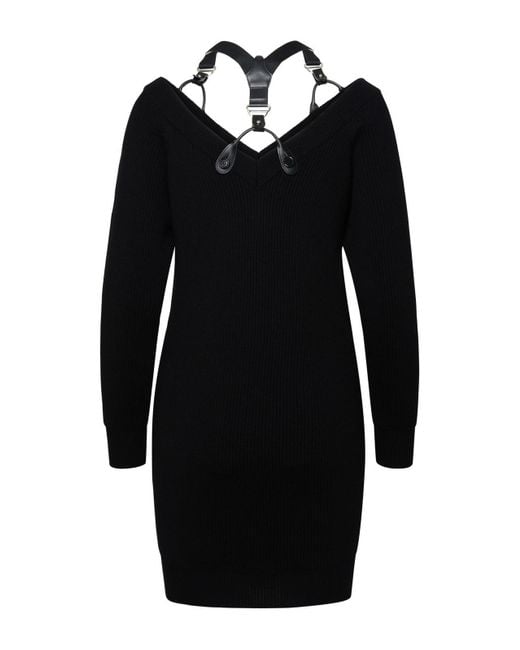 Moschino Black Wool Dress