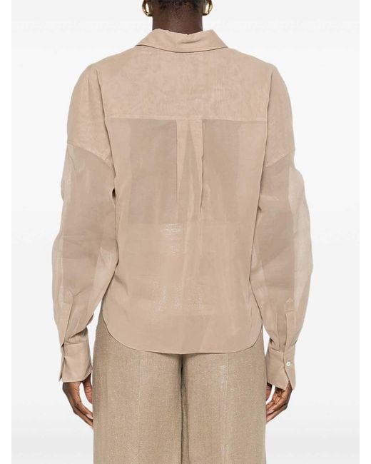 Brunello Cucinelli Natural Classic Shirt