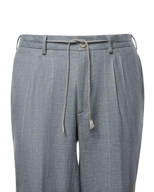 Eleventy Gray Single-Breasted Suit for men