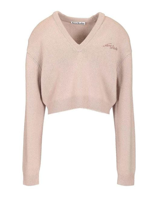 Acne Pink Wool Sweater