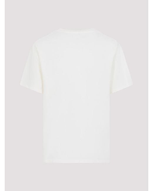 GALLERY DEPT. White University Graphic T-Shirt for men