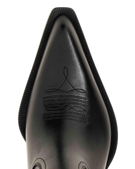 Off-White c/o Virgil Abloh Black "For Walking" Texan Boots