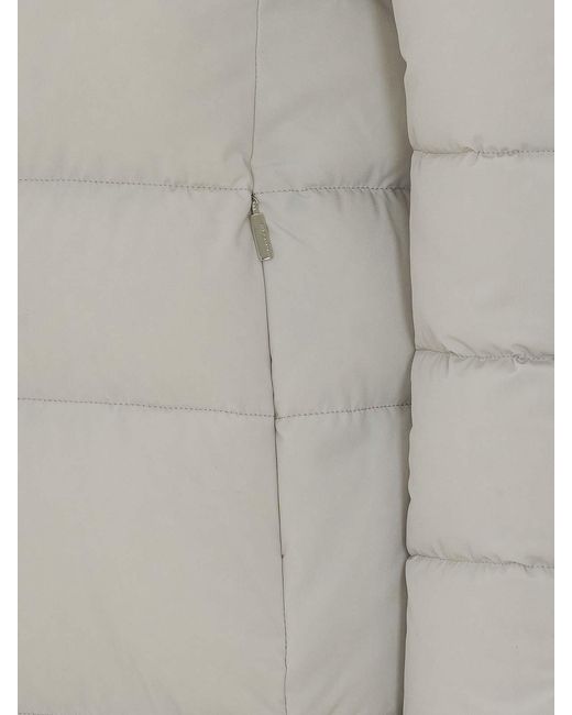 Moorer Gray Ivory Zagara Parka