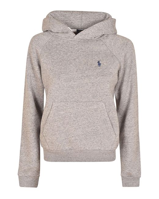 Polo Ralph Lauren Gray Melange Hoodie