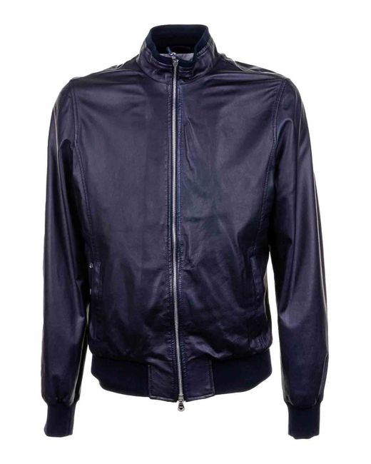 Barba Napoli Blue Sports Jacket for men