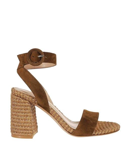 Gianvito Rossi Metallic Sandals