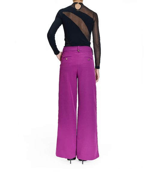 Just Cavalli Purple Pantalone Hooks
