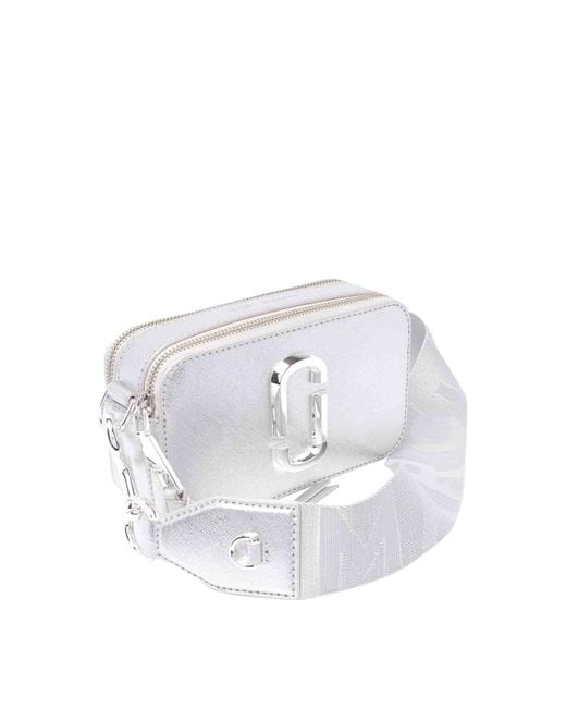 Marc Jacobs White The Snapshot Crossbody Bag