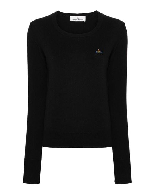 Vivienne Westwood Black Crewneck Sweatshirt
