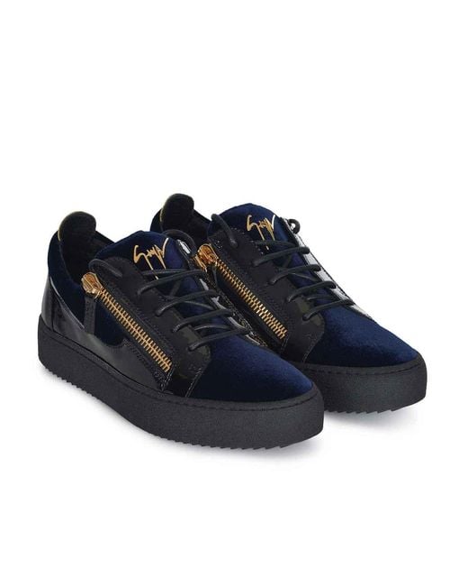 Giuseppe Zanotti Blue Sneakers for men