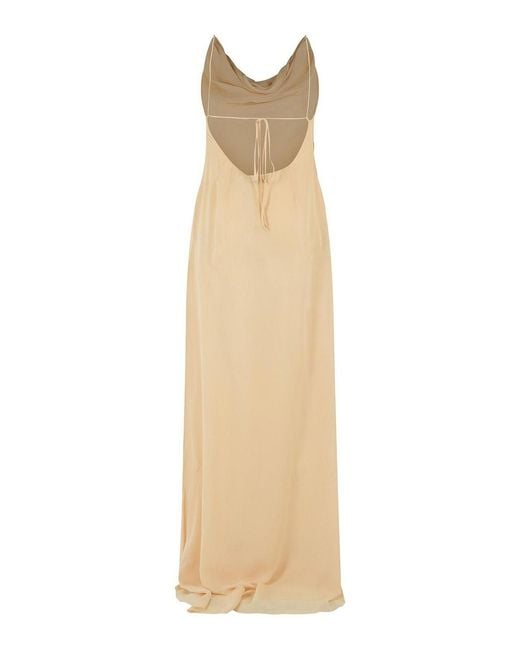 Blumarine Natural Viscose Dress