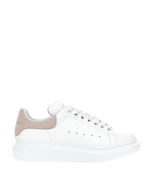 Alexander McQueen White Larry Sneakers