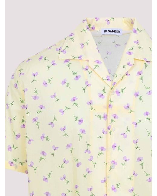 Jil Sander Natural Cotton Shirt for men