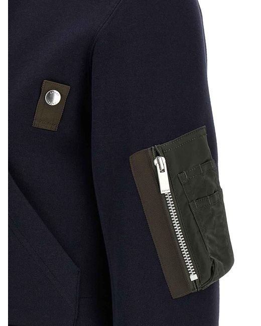 Sacai Blue Bomber Jacket