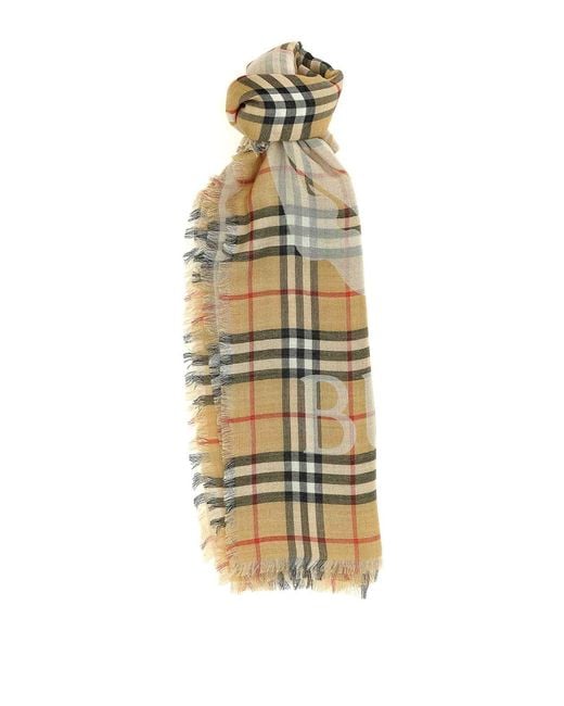 Sciarpa di Burberry in Metallic