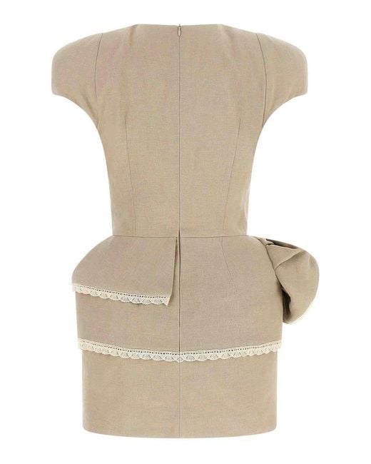 Magda Butrym Natural 52' Dress