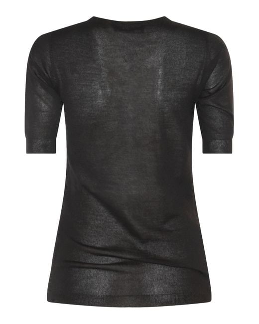 Fabiana Filippi Black Wool Knitwear