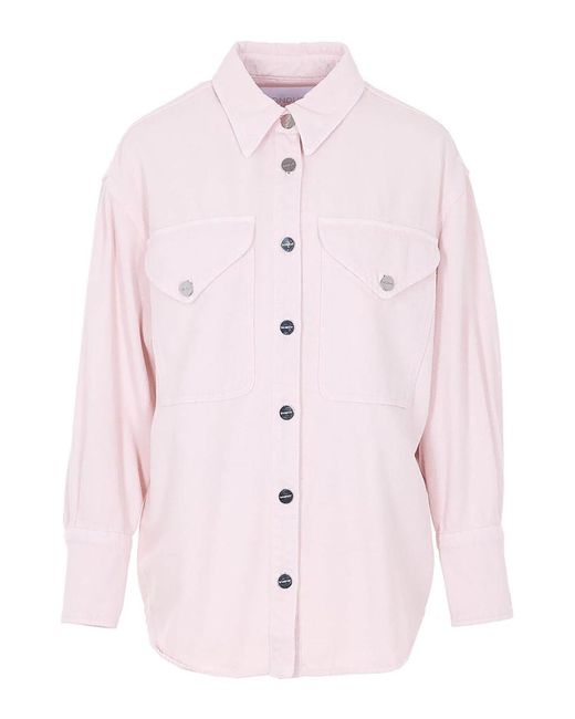 Dondup Pink Denim Shirt