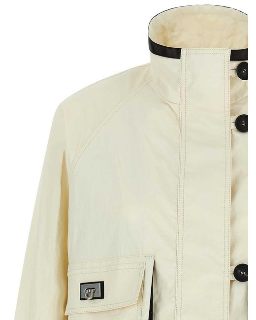 Ferragamo Natural Tech Linen Jacket