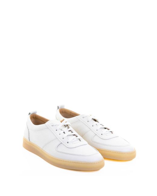 Henderson White Leather Sneaker for men
