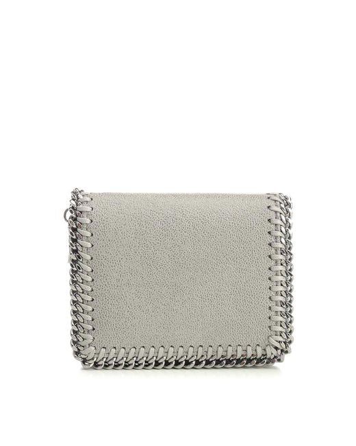 Stella McCartney Gray Falabella Bi-Fold Wallet