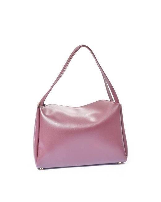 THEMOIRÈ Purple Eudora Leather Bag