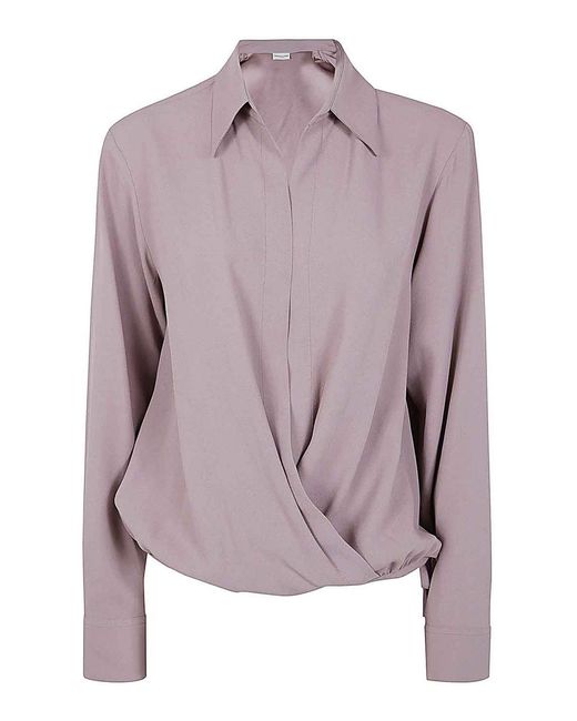 Dries Van Noten Purple Ceda Shirt