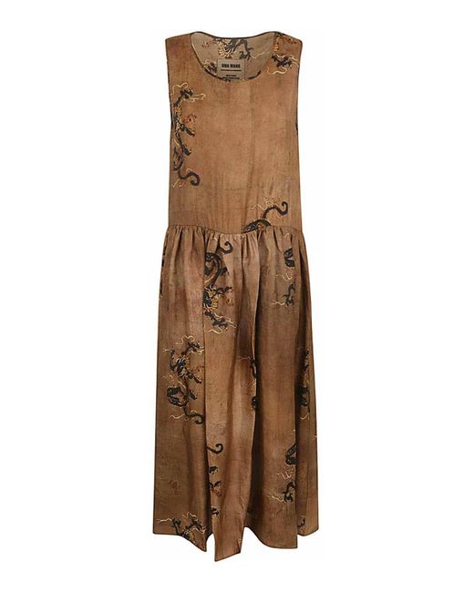 Uma Wang Brown Ardal Dress