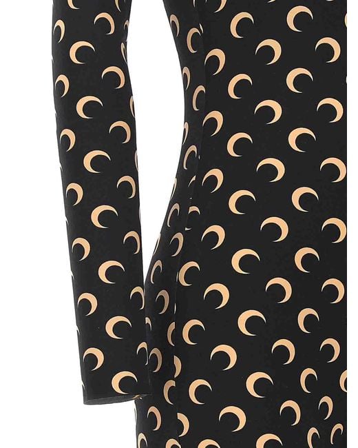 MARINE SERRE Black Jumpsuits